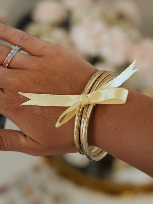 Set of 3 gold bangles